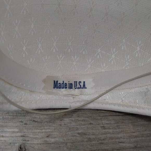 Vintage Cloche Hat Winter White Faux Fur Plush 20.5" - Picture 9 of 12